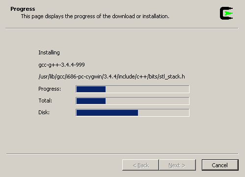 [Cygwin installer]